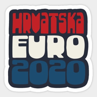 Hrvatska / Euro 2020 Football Fan Design Sticker